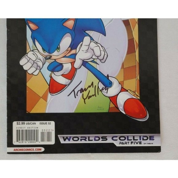 Sonic Universe #52 Worlds Collide 5 of 12 Team Sonic Variant Signed Issue - Picture 7 of 10